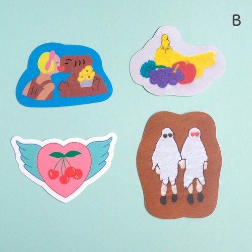 【emiumigumi】 ステッカー「B」