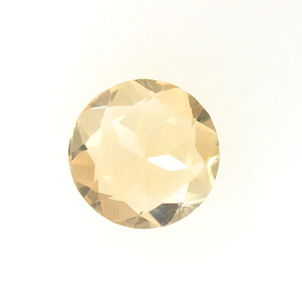 ネコポス：送料無料】シトリン ルース ラウンドカット 0.37ct | HS-Jewel