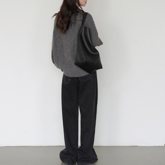 color block knit pullover J00075