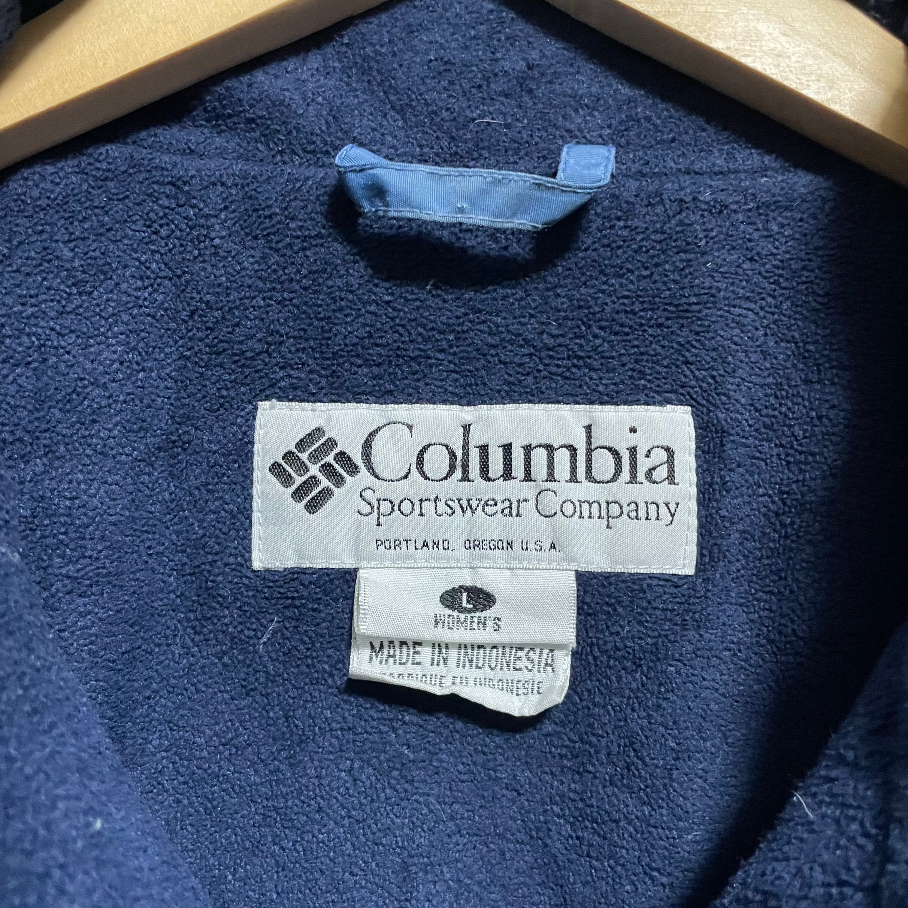 M】Columbia コロンビア 刺繍ロゴ ナイロンジャケット | 古着屋Teen Spirit