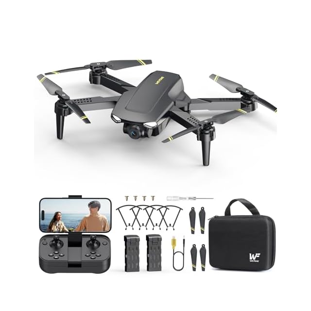 ドローン カメラ付き CHUBORY Drone WIFI搭載 申請不要 屋外 小型 4Kカメラ 収納ケース付き バッテリー3個 60分飛行時間 フォローミーモード ウェイポイントモード 誕生日ギフト F89 蓝 Brushless Super Endurance Foldable Drone ドローン カメラ付き CHUBORY Drone WIFI搭載 申請不要 屋外 小型 4K