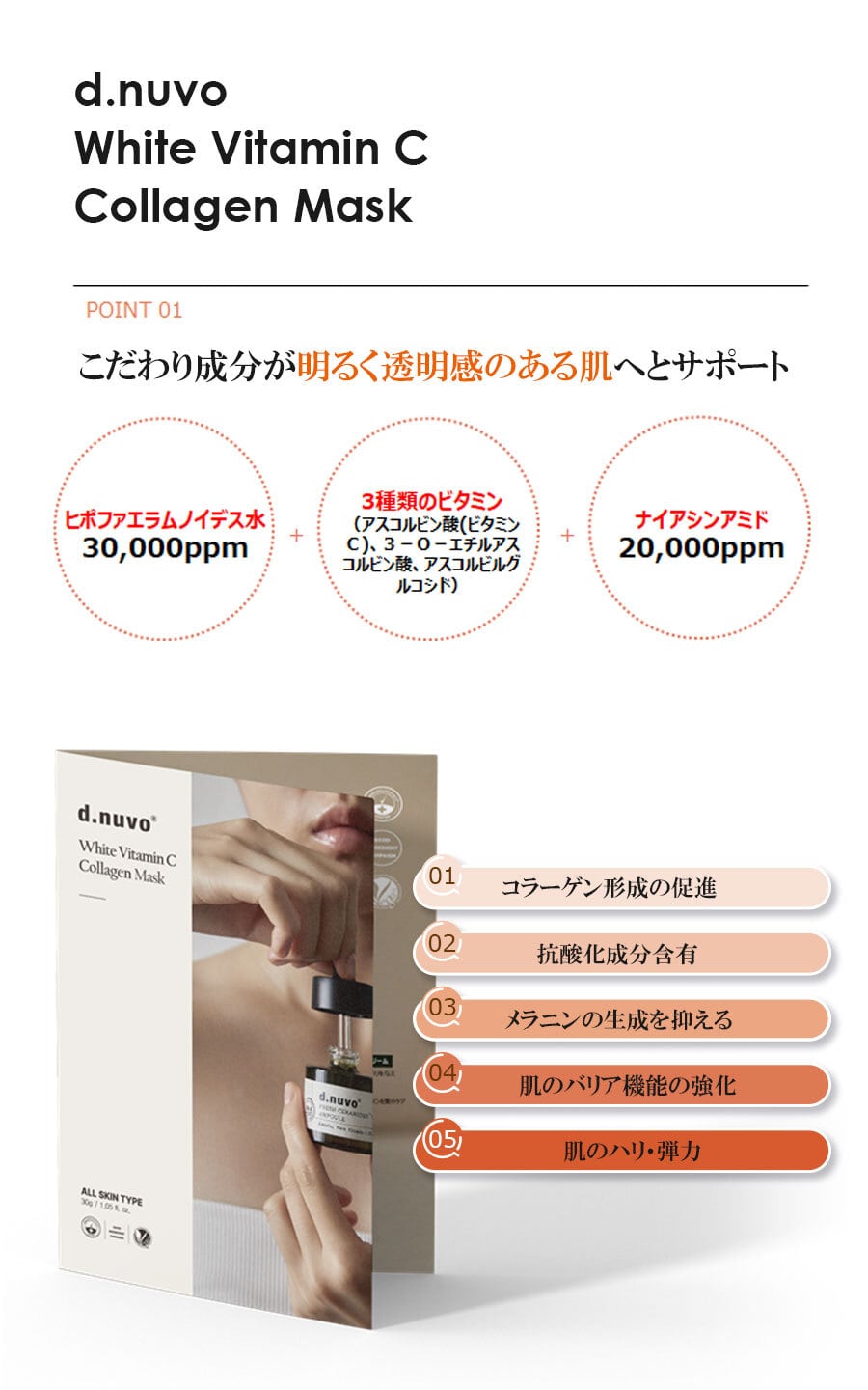 年末年始セール～1/5迄】d.nuvo エッセンシャルマスクパック 1枚 | d.nuvo