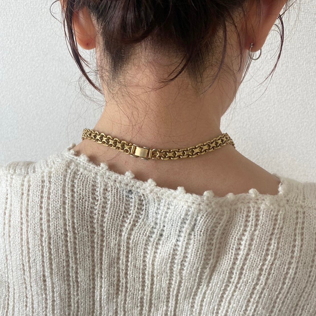 gold necklace vintage ゴールドネックレス