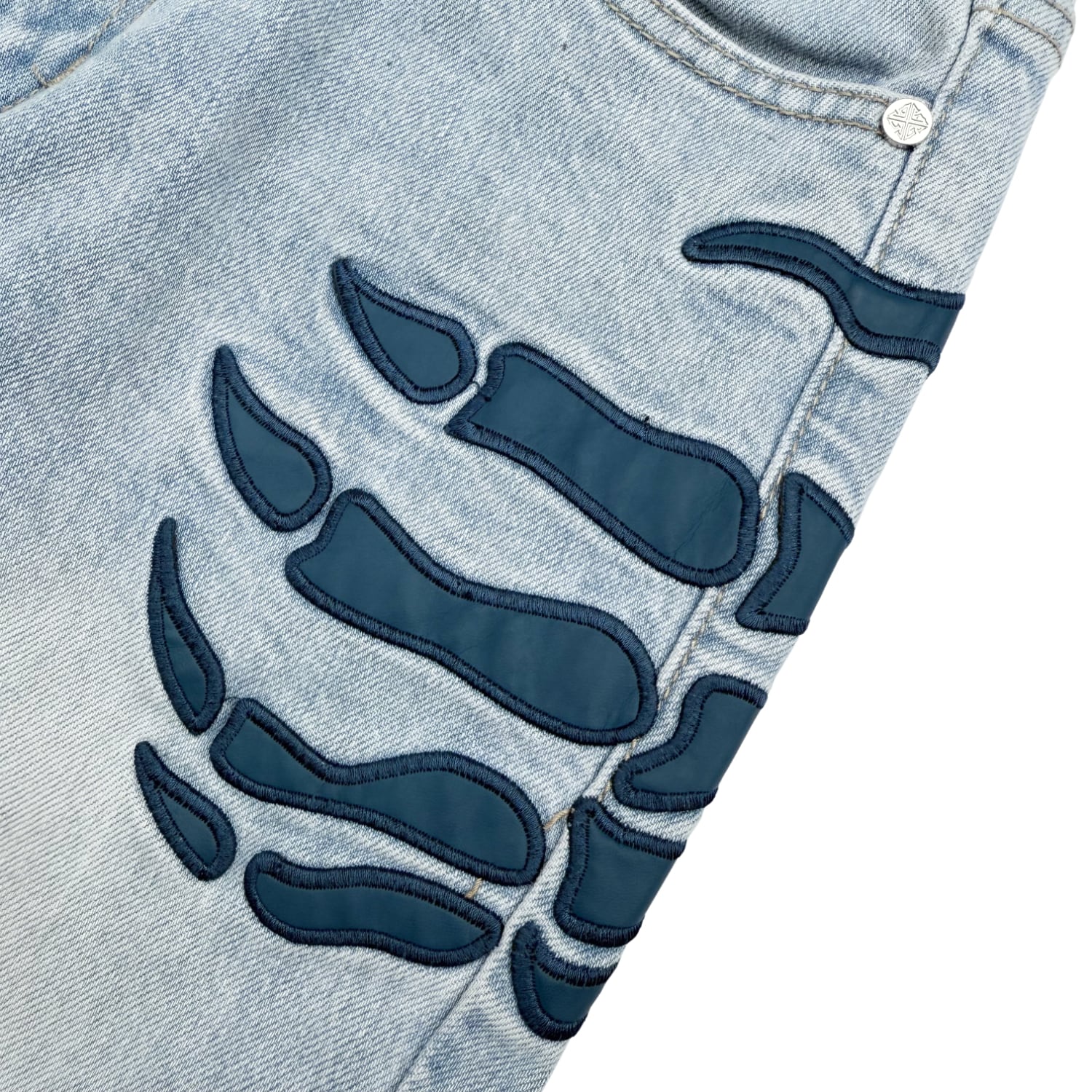 パンツ GUAPI / HELL DRAGGER DENIM 30 Aqua Blue Hell Dragger Denim - Guapi Clothing