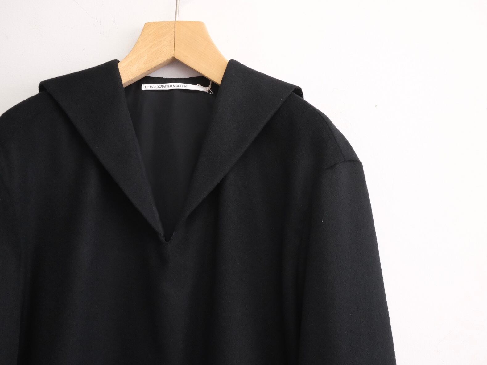 TENNE HANDCRAFTED MODARN “ SAILOR PULLOVER “ BLACK | Lapel online