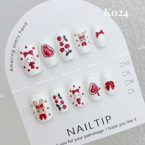 K024 ネイルチップ サイズXS/S/M