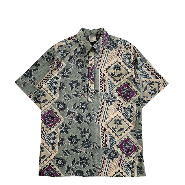 USED Aloha shirt / Go barefoot  / size M