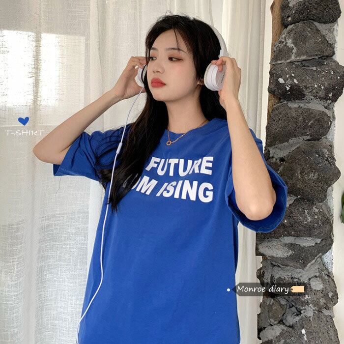 Tシャツ シャツ ルーズトップス オータムウィンタースタイルラウンドネック 秋物 冬物 Oネック モンロー83465917594