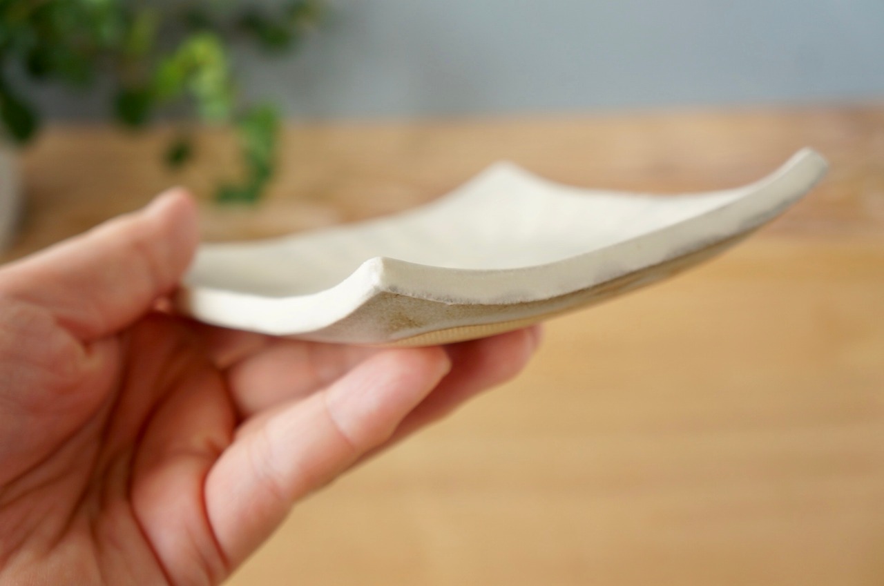 小石原焼  カネハ窯  板皿長方形  （小）マット　[23-310]