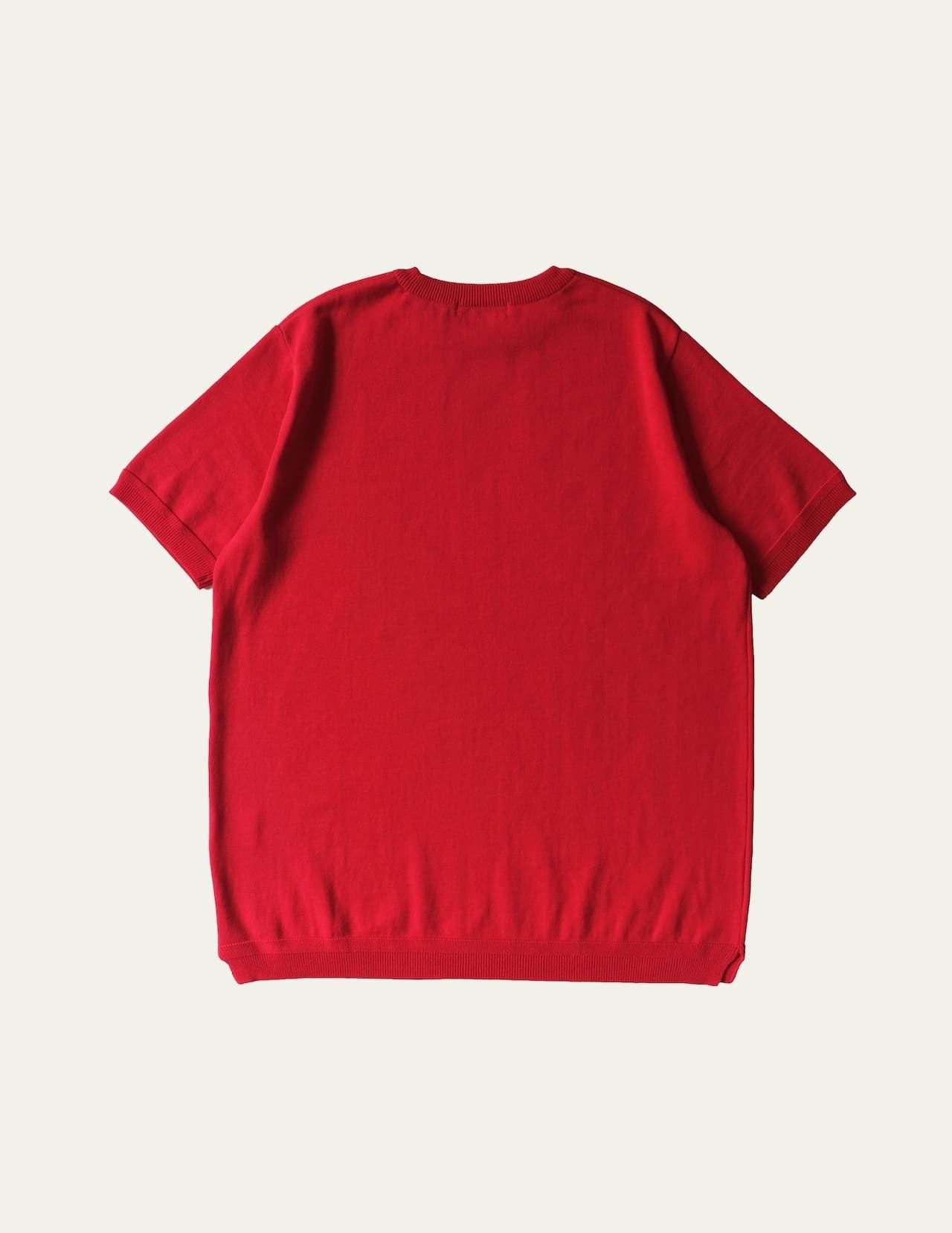 FUJITO C/N Knit T-Shirt Red,White,Black | Directors Web Shop