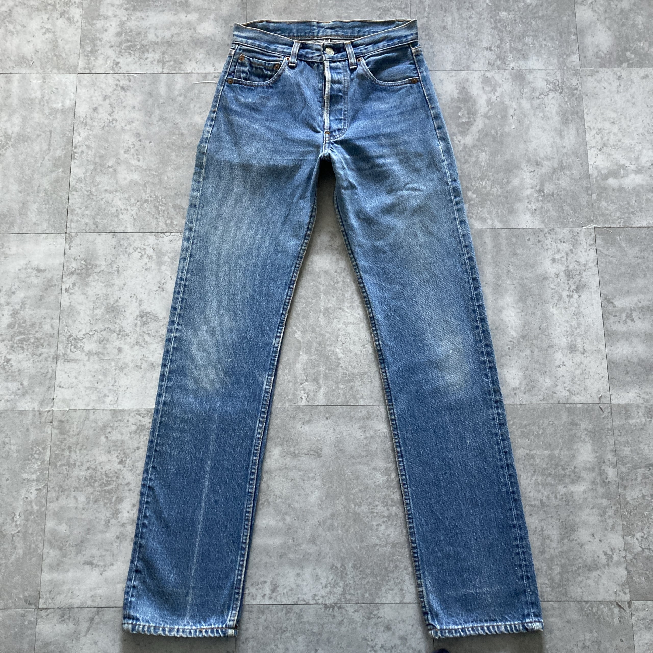 W28 L36】80's US.Levis 501 リーバイス センタービル工場(515) ボタン