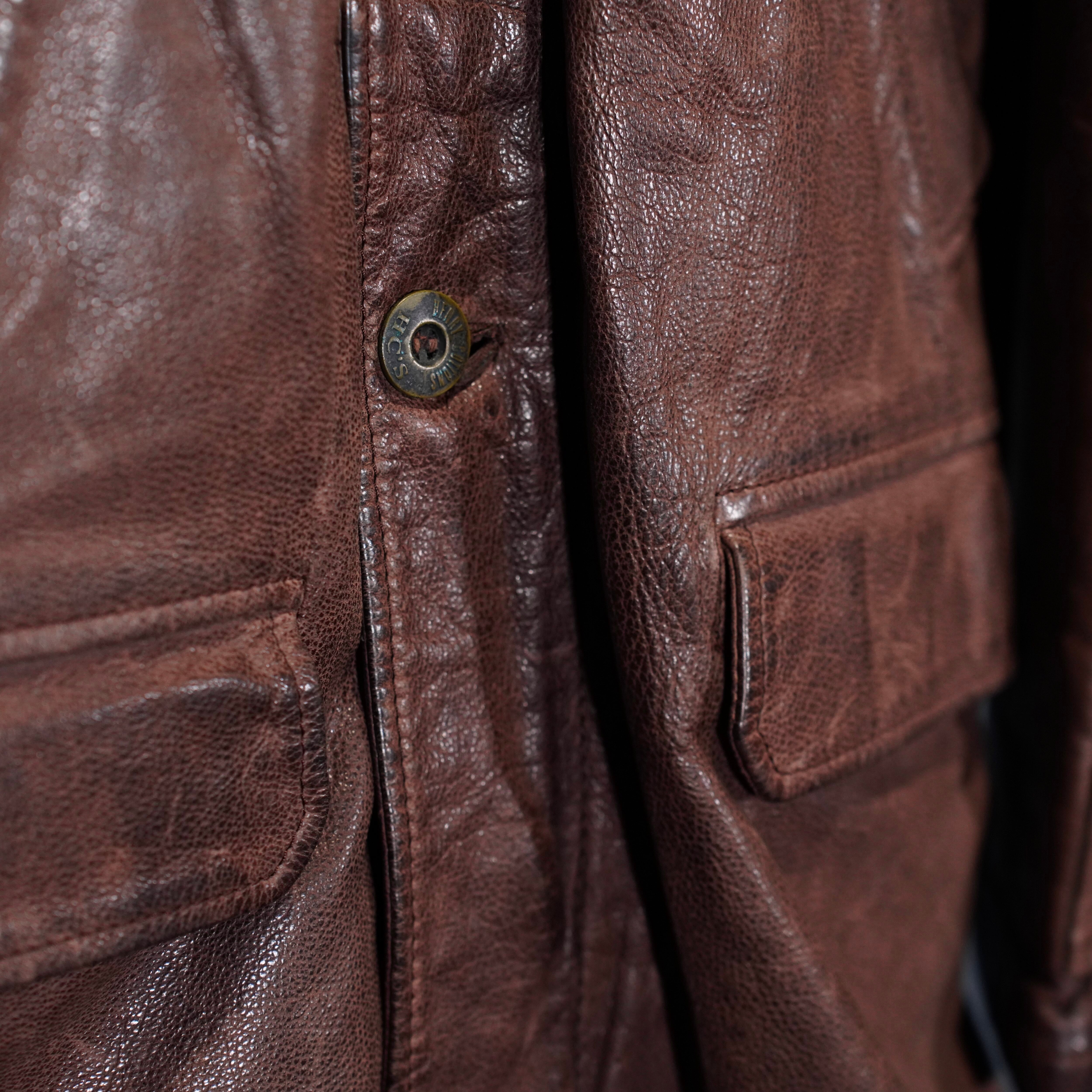 EU VINTAGE HENRY COTTON'S LEATHER COVERALL JACKET/ヨーロッパ古着