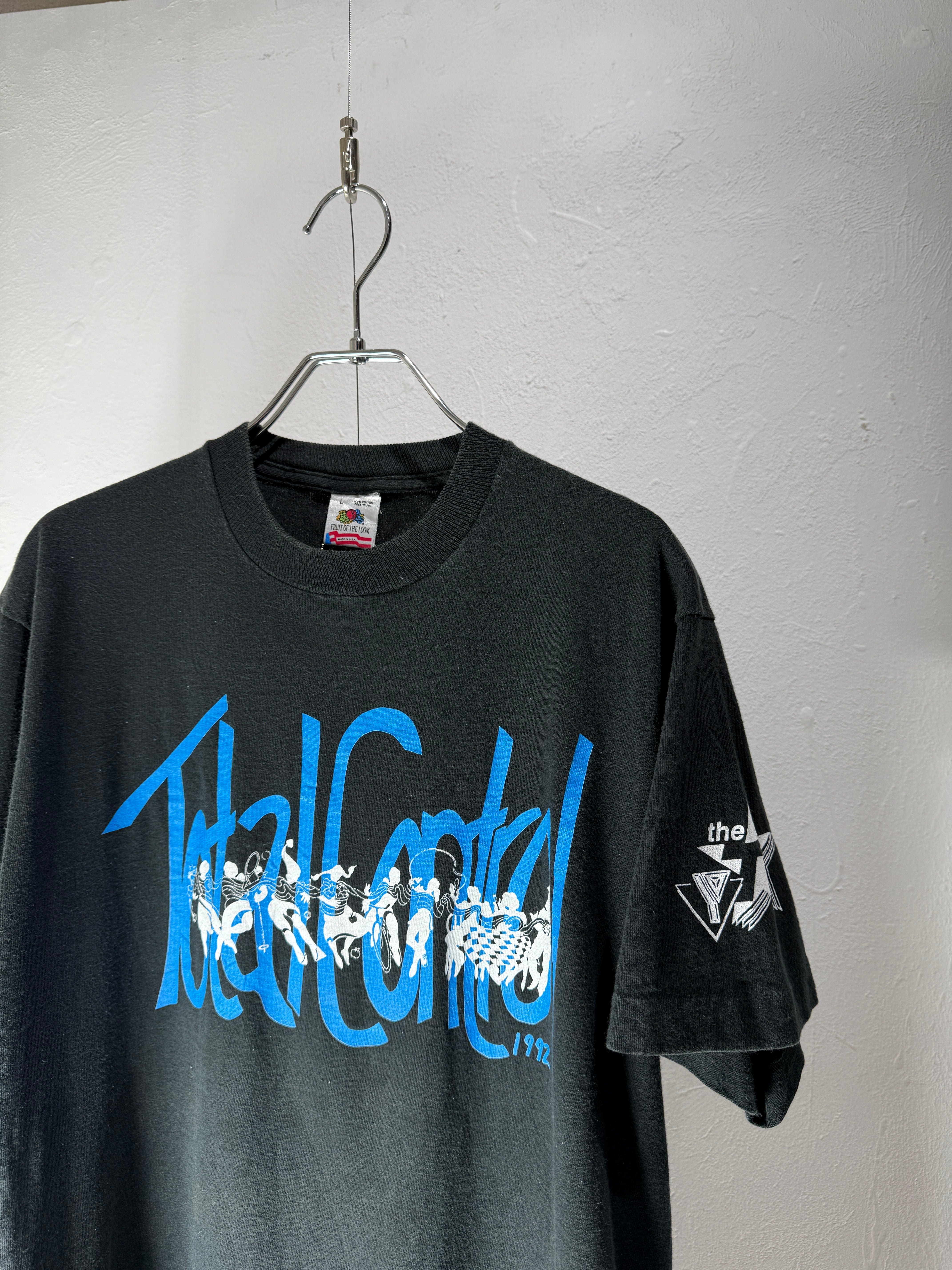 90’s USA made “TOTAL CONTROL” Typographic Art T-shirt