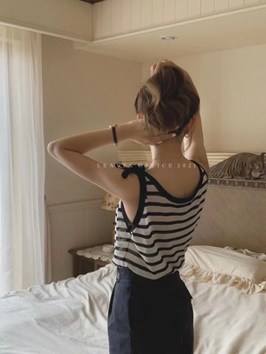 ボーダーキャミソール　AJ2205-693