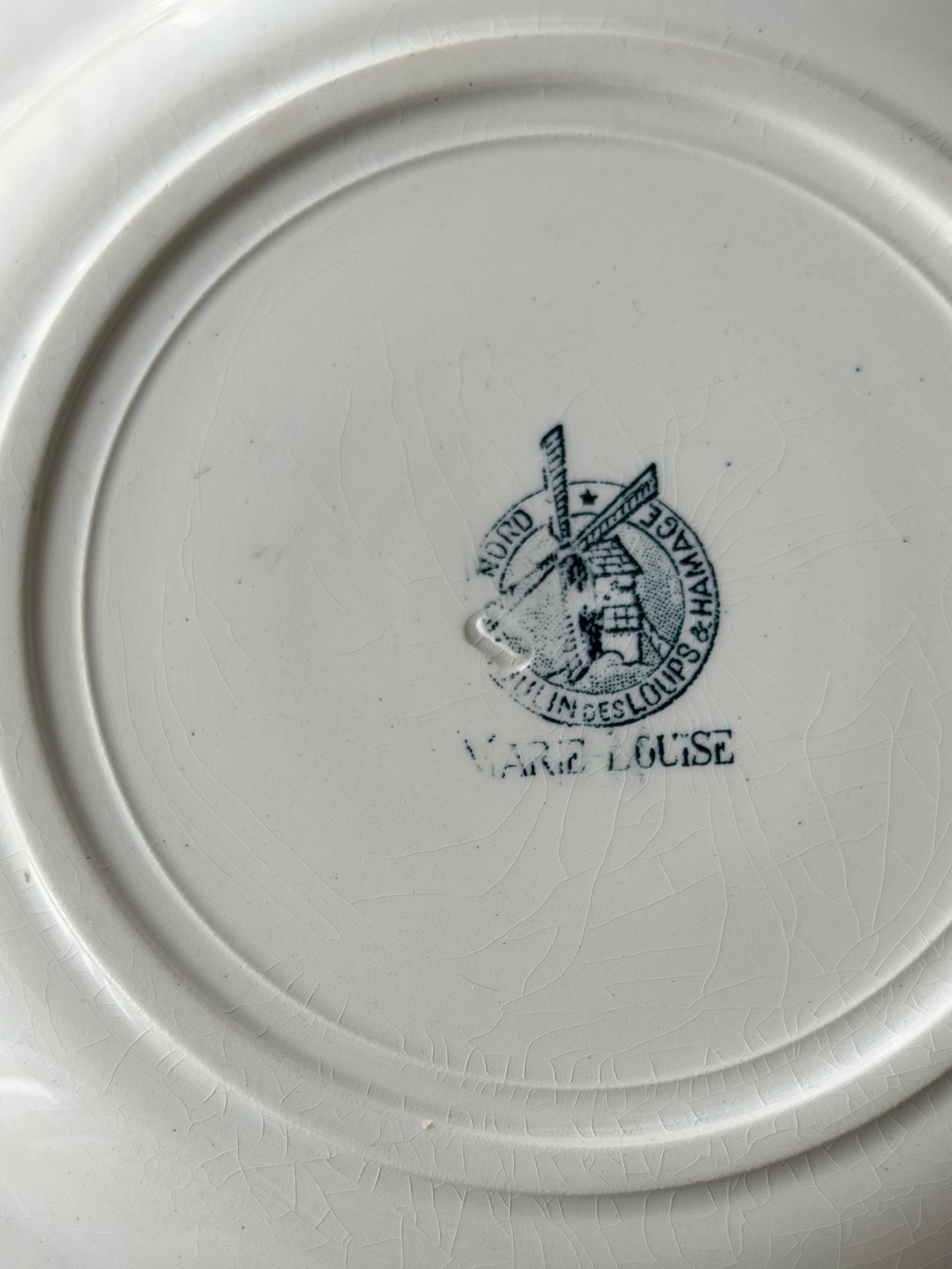 Saint amand サンタマン / “Marie Louise” マリールイーズの平皿