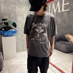 【DOMREBEL】COLLECT - T-SHIRT FADED BLACK