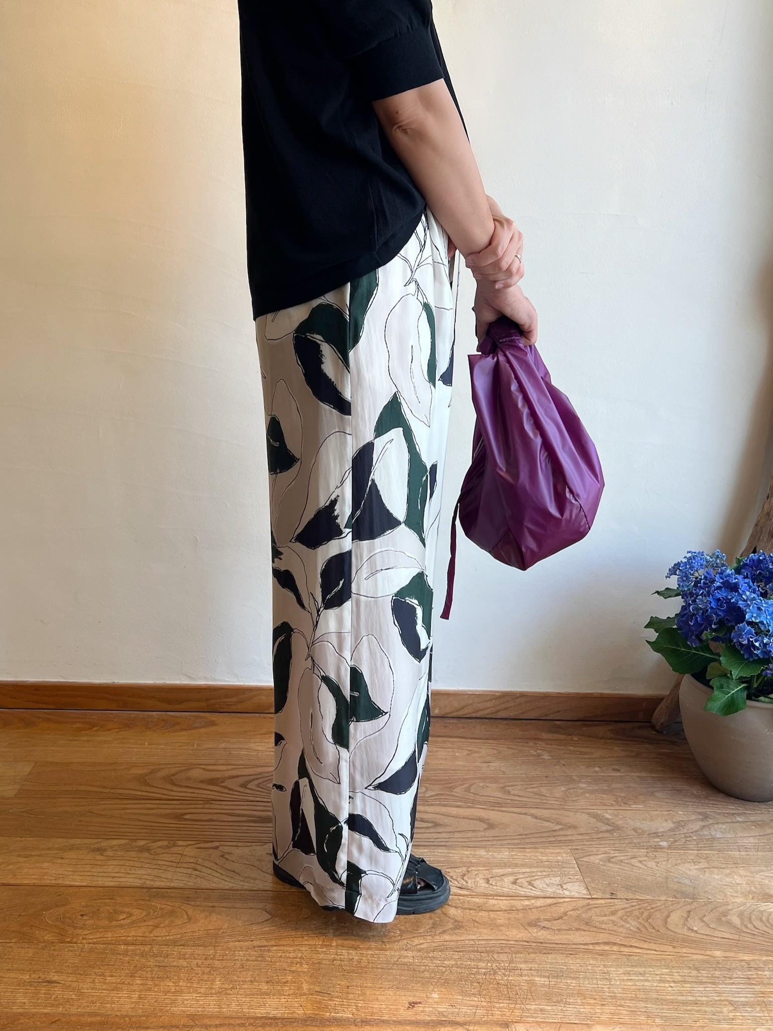 SACRA / MODERN LEAVES PANTS | anouk