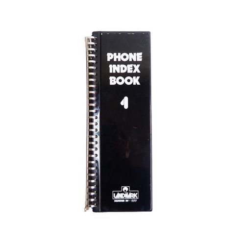 long big PHONE INDEX BOOK