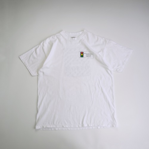 【ONEITA】90's Print T-shirt White XL