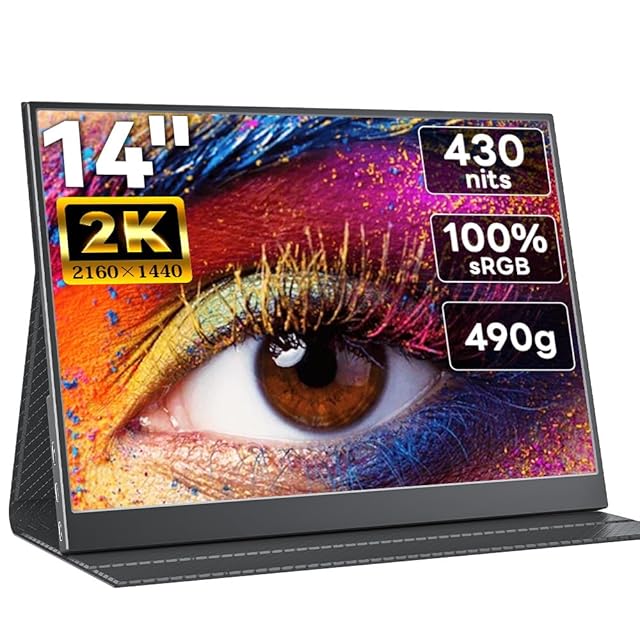 KOOLYFUL モバイルモニター 4k 16インチ モバイルディスプレイ