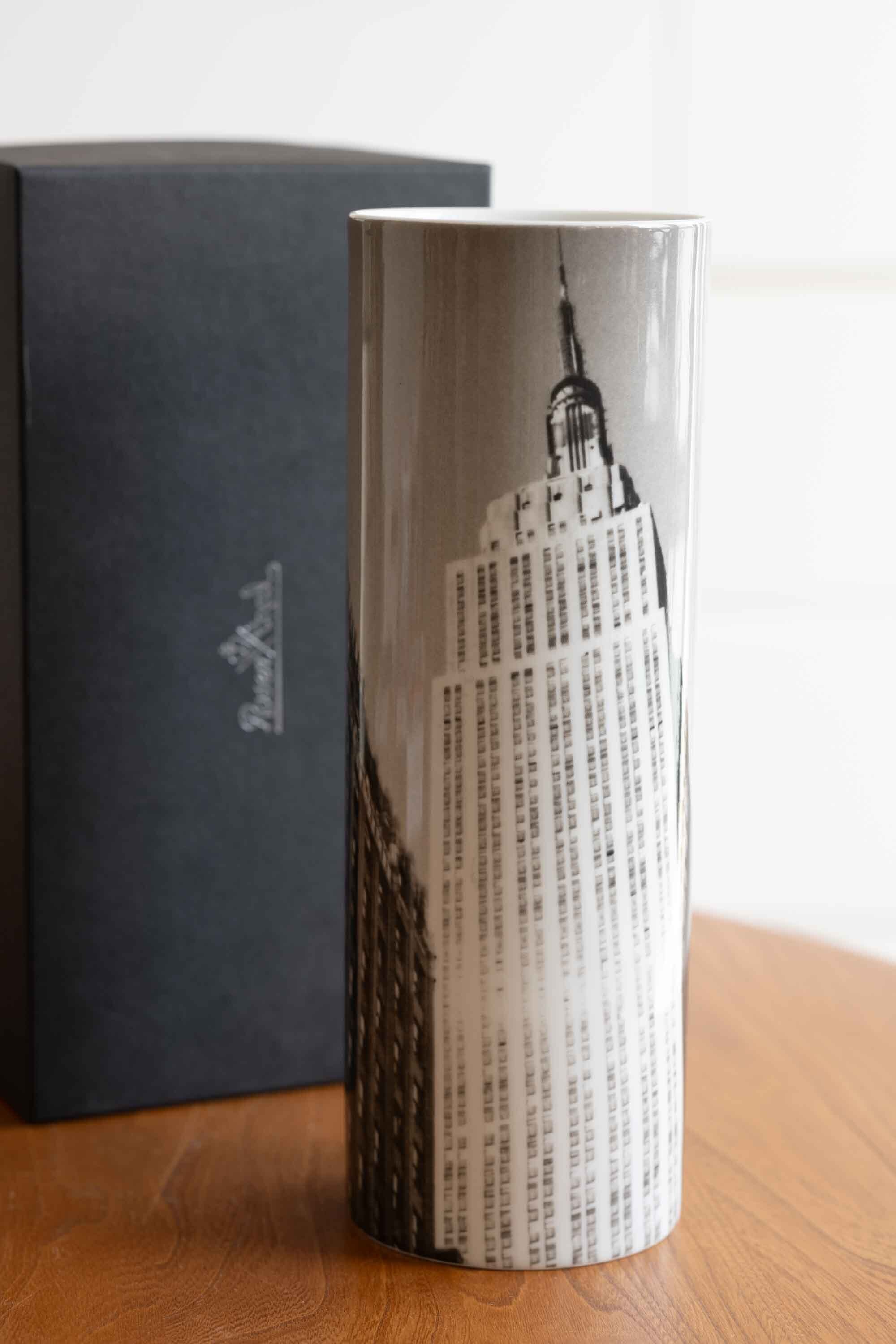 アンディウォーホルデザイン ANDY WARHOL ニューヨーク摩天楼 ( New York Skyscrapers Scene Vase) ROSENTHAL STUDIO LINIE