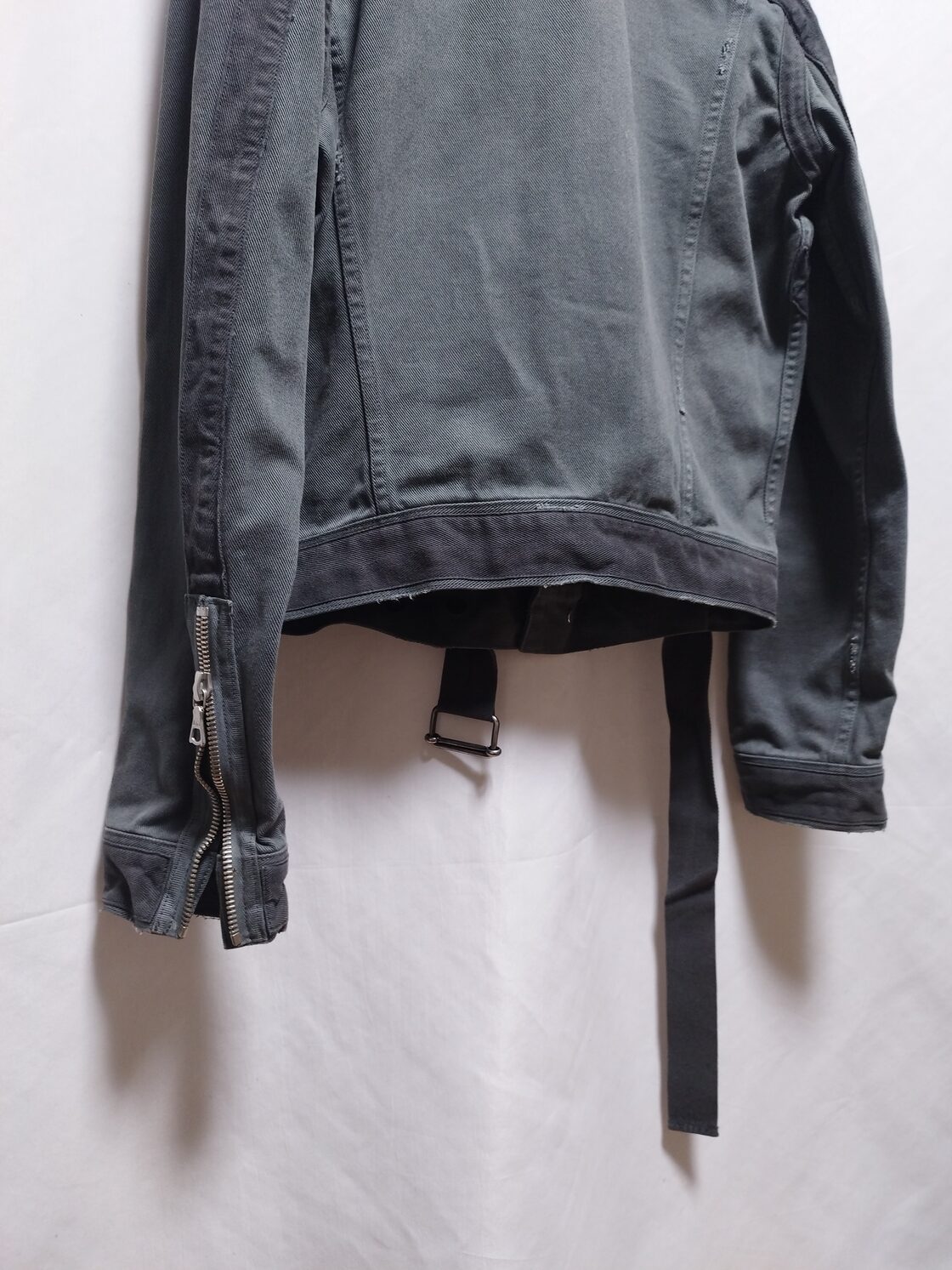 14AW Dries Van Noten ボンテージ デニムジャケット ライダース ドリス 