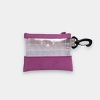 vibram coin case（lavender×clear）