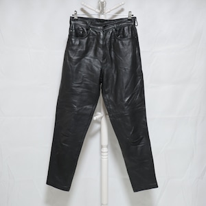 Leather Pants Black