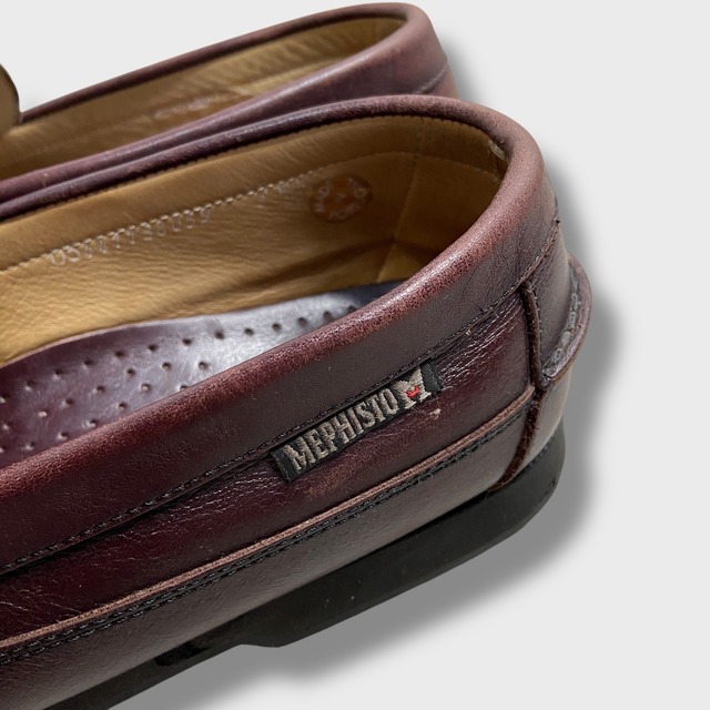 MEPHISTO メフィスト ペニーローファー レザーシューズ 革靴 ブラウン 26cm
