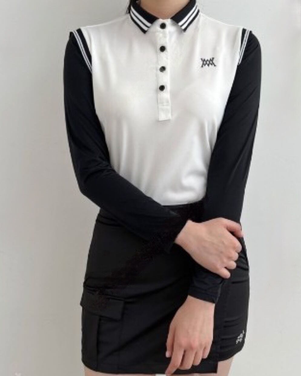 韓国 ゴルフウェア スリムラインゴルフシャツ/ MTB 2** | KIRARY