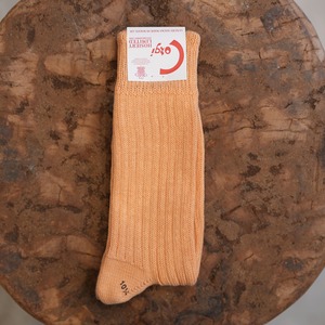 Corgi(コーギー) "Heavy Weight Cotton Rib Socks" MEDIUM -PINK BEIGE-