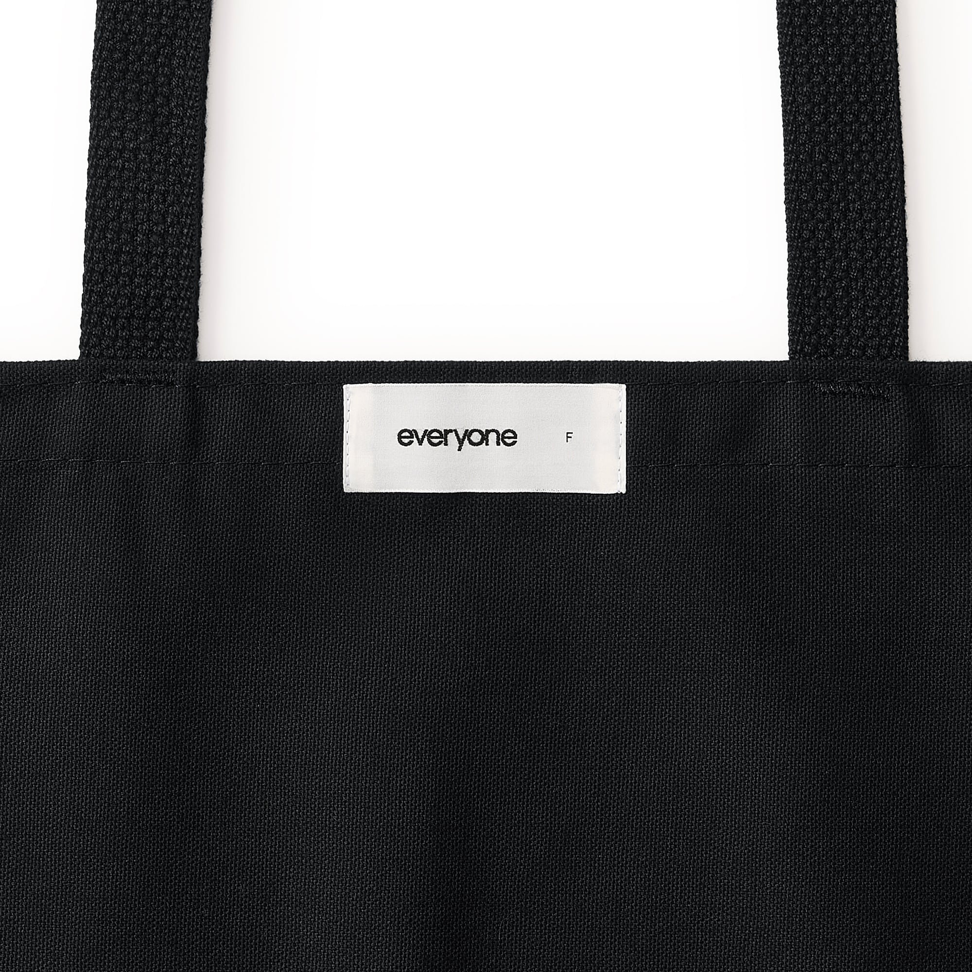 everyone wrecker canvas tote (BLACK) | everyone