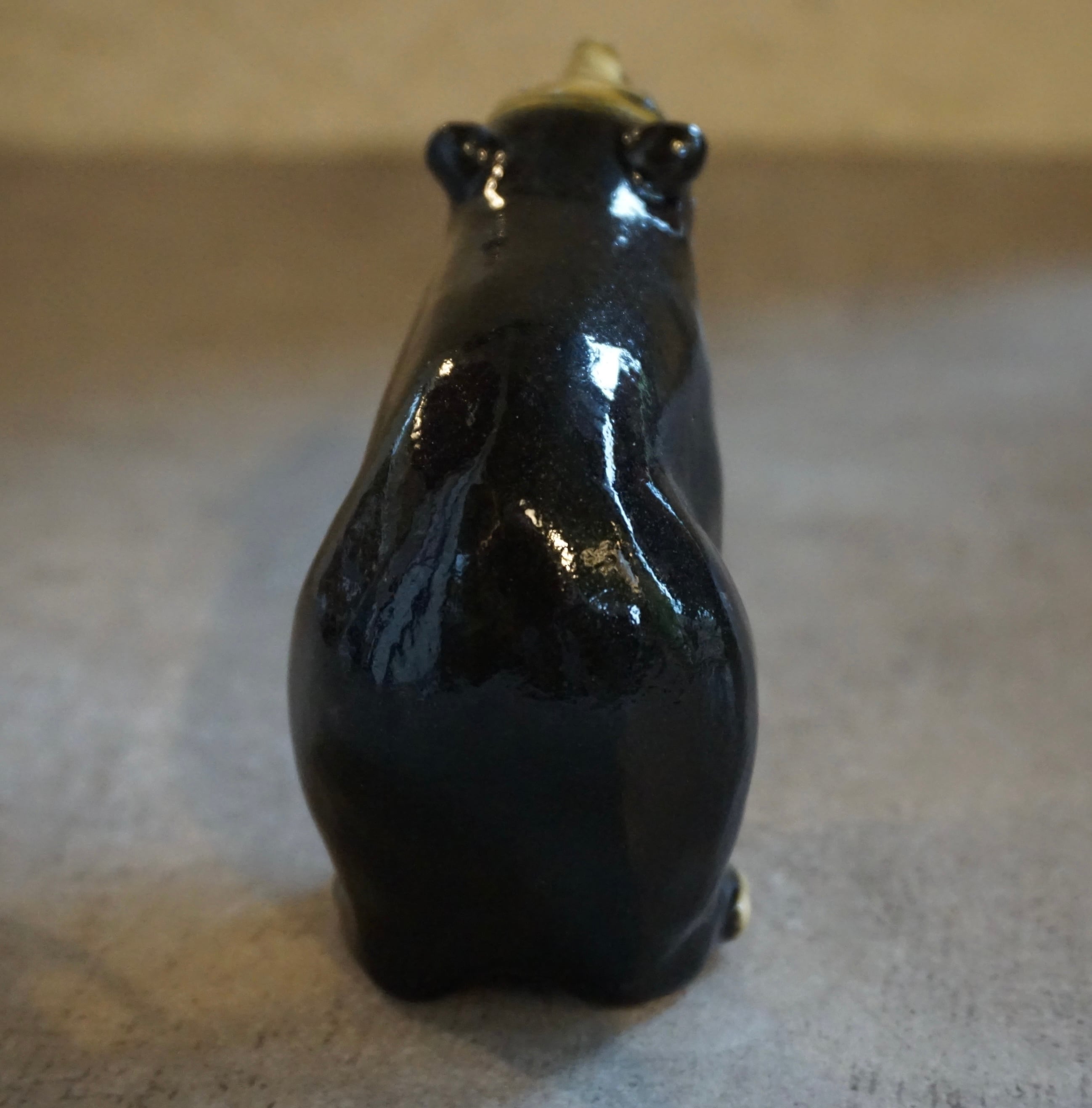 奈良 陶器 熊オブジェ by Rumiko Nakao | 575select