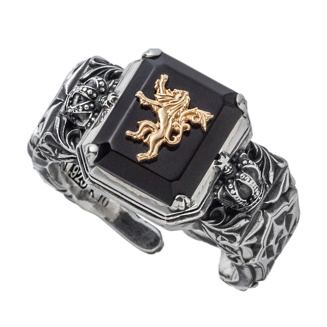 【指輪売り上げランキング5位】10金ライオンリング AKR0061 10K Gold Lion Ring　 シルバーアクセサリー  Silver jewelry