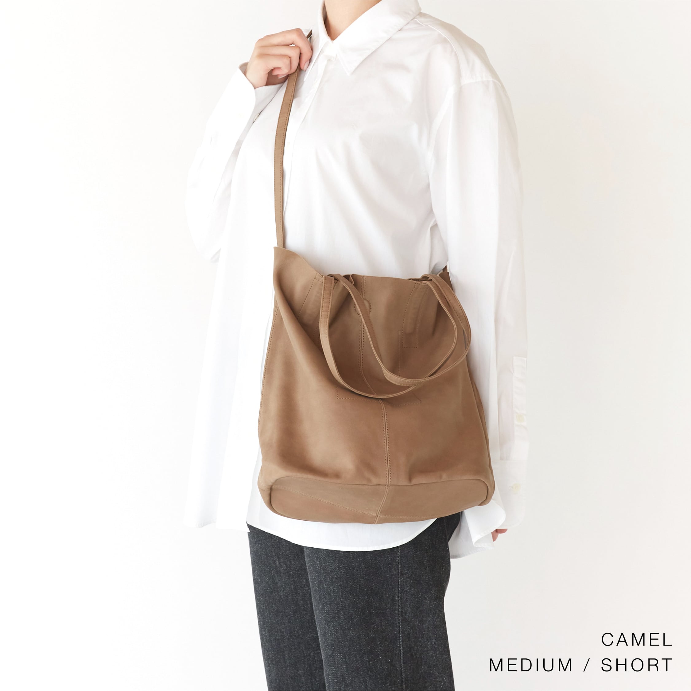 3WAY MEDIUM TOTE(M size)CAMEL | Morphee(モルフェ) 3WAY MEDIUM TOTE(M size)CAMEL | Morphee(モルフェ)