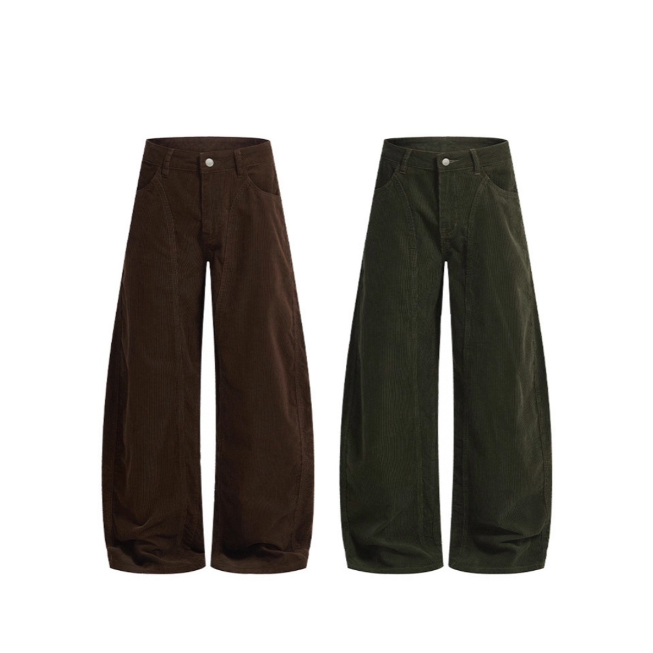 Curved Seam Wide Pants / XS–2XL　TB2630・画像8