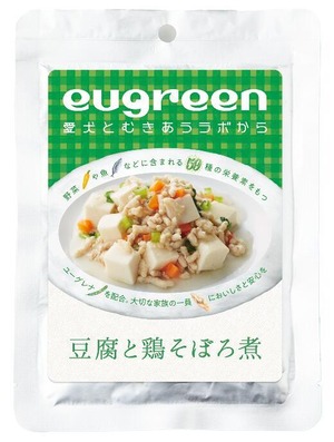 豆腐と鶏そぼろ煮　わんちゃんのヘルシーお惣菜【eugreen】