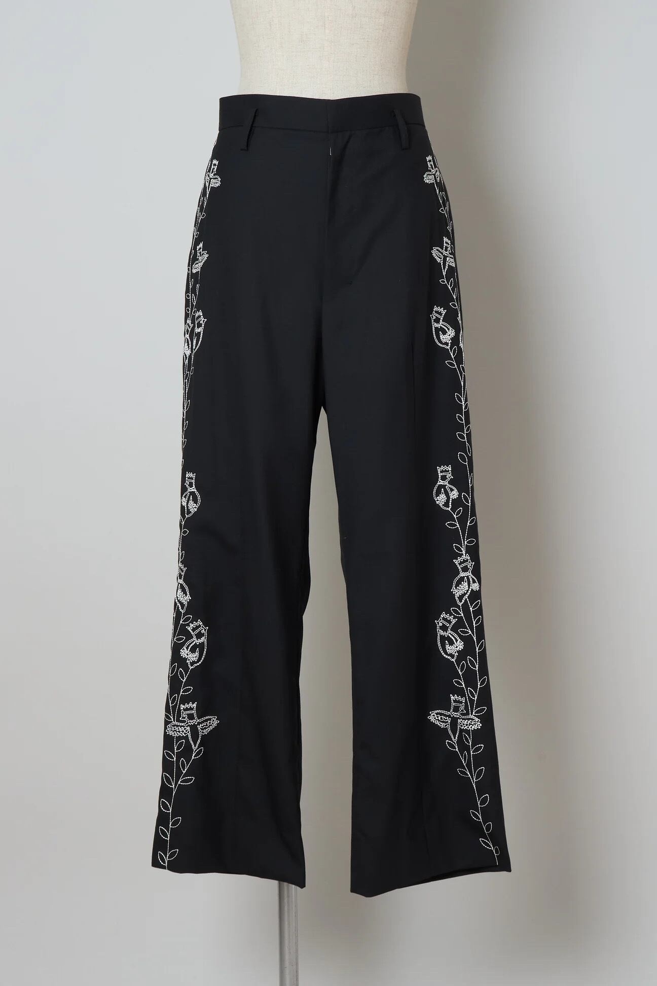 25AW】SHINYAKOZUKA Dear, NOTHING SPECIAL TROUSERS WITH EMBROIDERY
