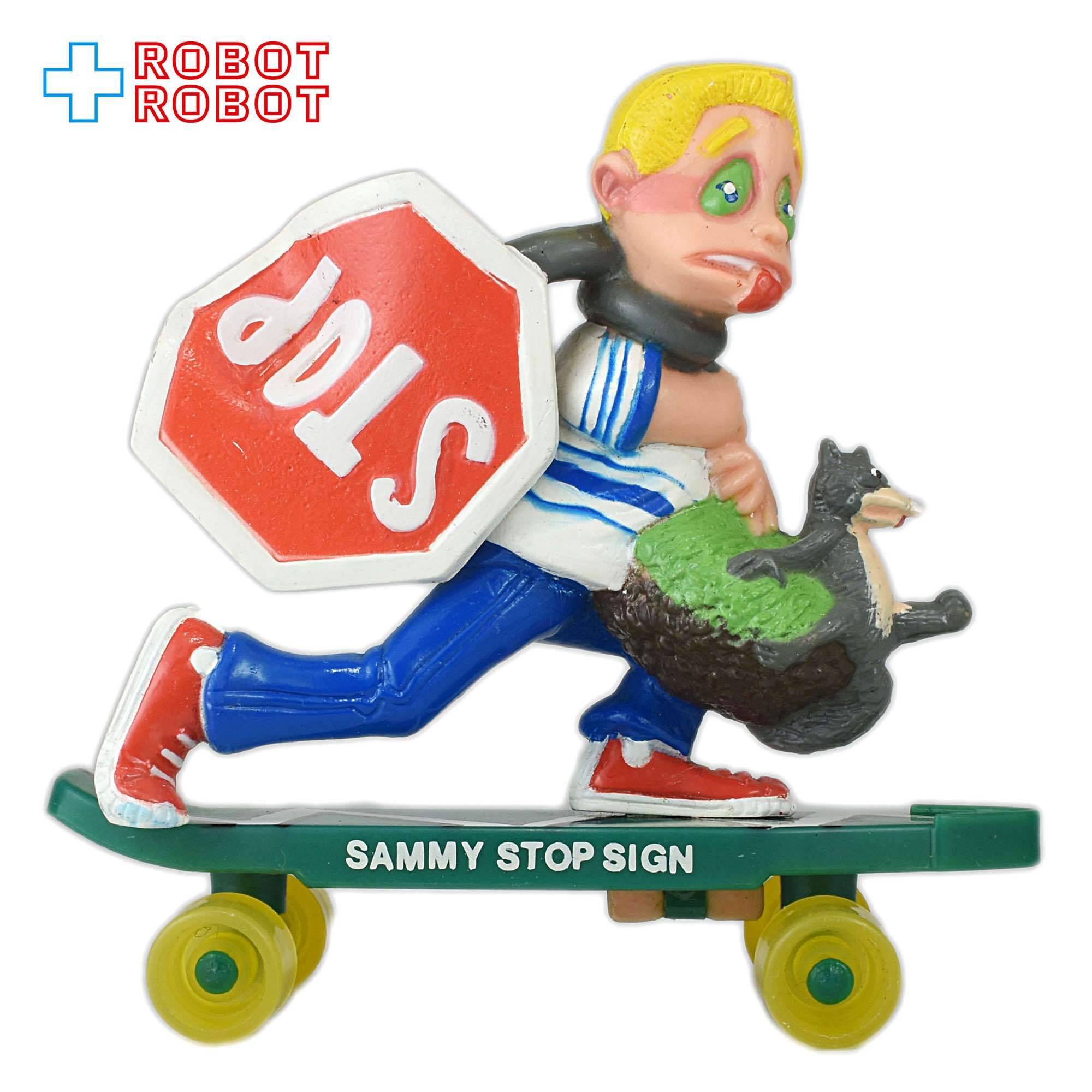 週末セール　SMACK UPS SKATE BOARD スケーボー フィギュア スケートボード・スマックアップス サミー・ストップサイン アクション