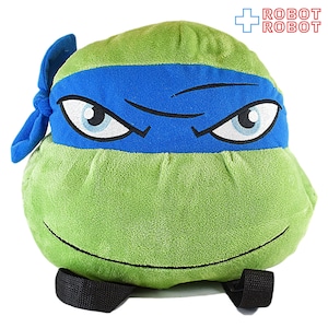 プレイメイツ社 タートルズ TMNT レオナルド 顔のぬいぐるみリュックサック 紙タグ付