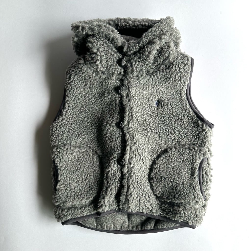 Gymphlex Boa Hoody Vest【115-135cm】Dark Heather Grey