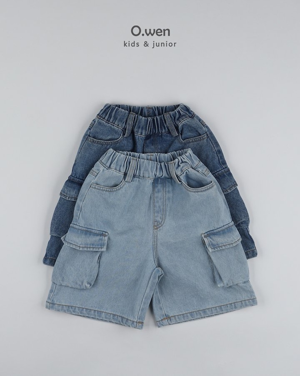 [O.wen] Pocket Bermuda Denim Pants (JS/JM/JL/JXL) / [오웬] 포켓버뮤다데님팬츠 (JS/JM/JL/JXL)