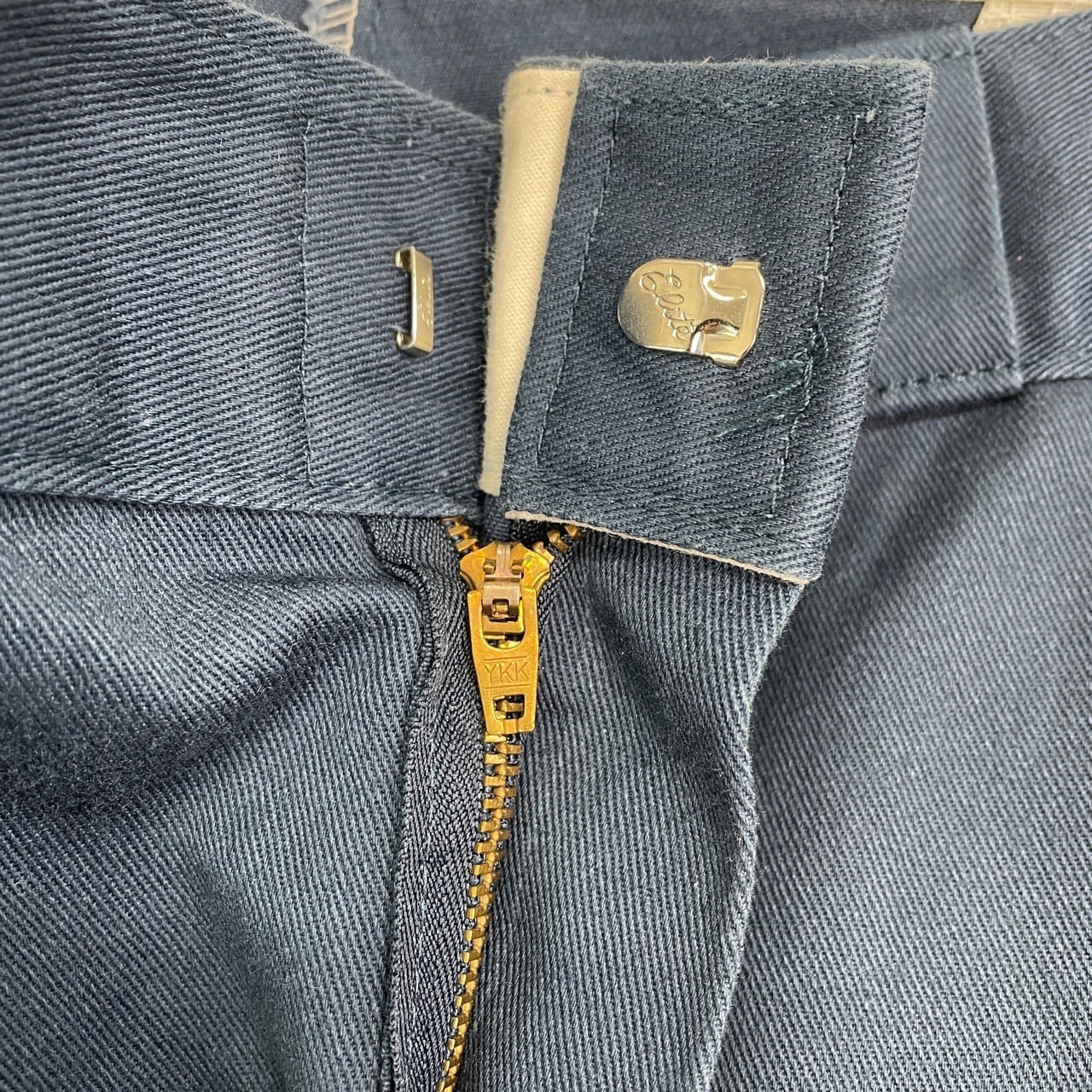 90s USA製 Dickies 874 ワークパンツ 青 ブルー ヴィンテージ 古着 90