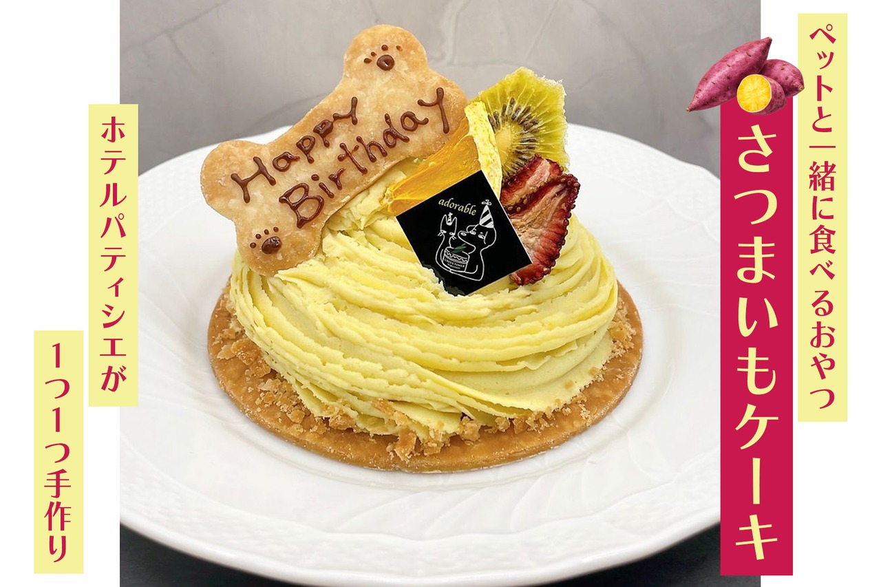 パティシエが作るさつまいもケーキ4号(12cm)【ドライフルーツ別添え】 <adorable>