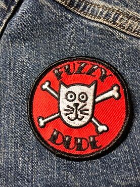 CAT FUZZY DUDE ネコ Mサイズ【ワッペン・アップリケ・パッチ】FD0972