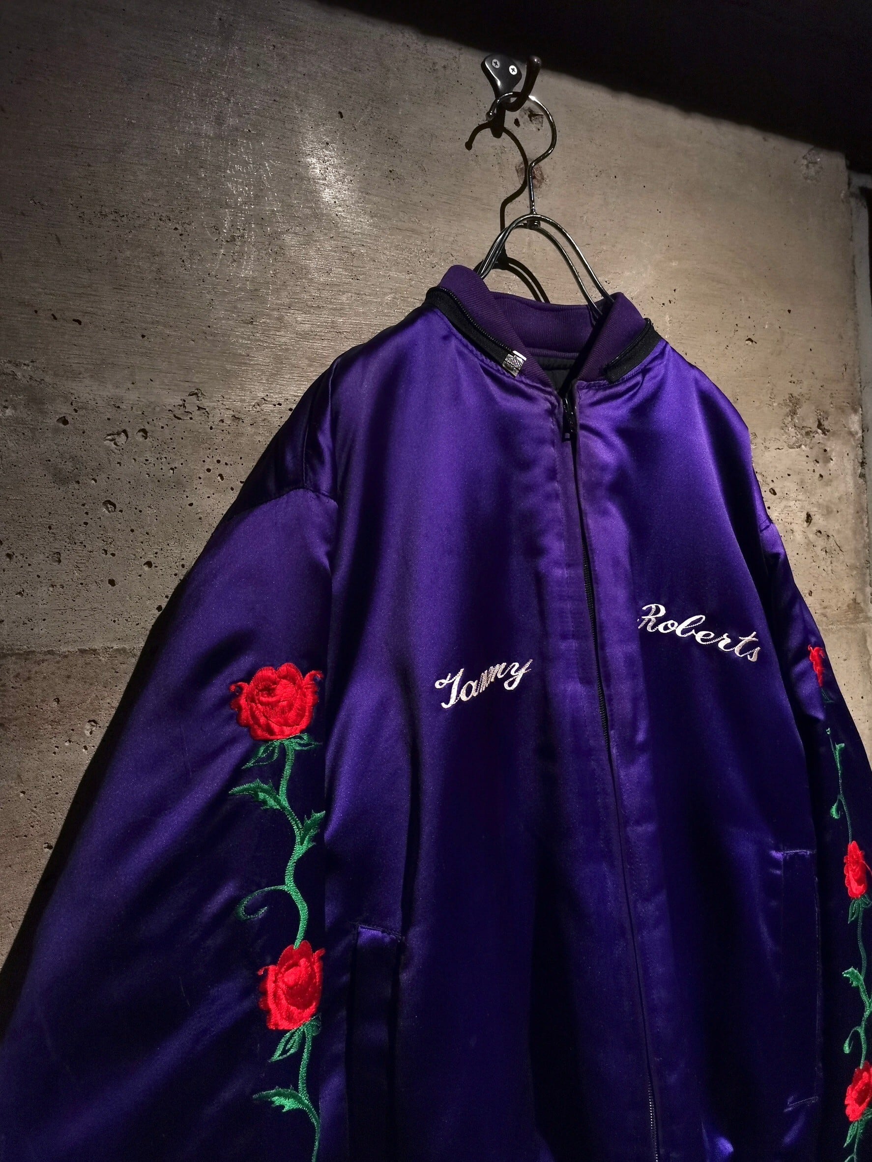 Caka】Scorpion × Rose Embroidery Design Vintage Korean Souvenir