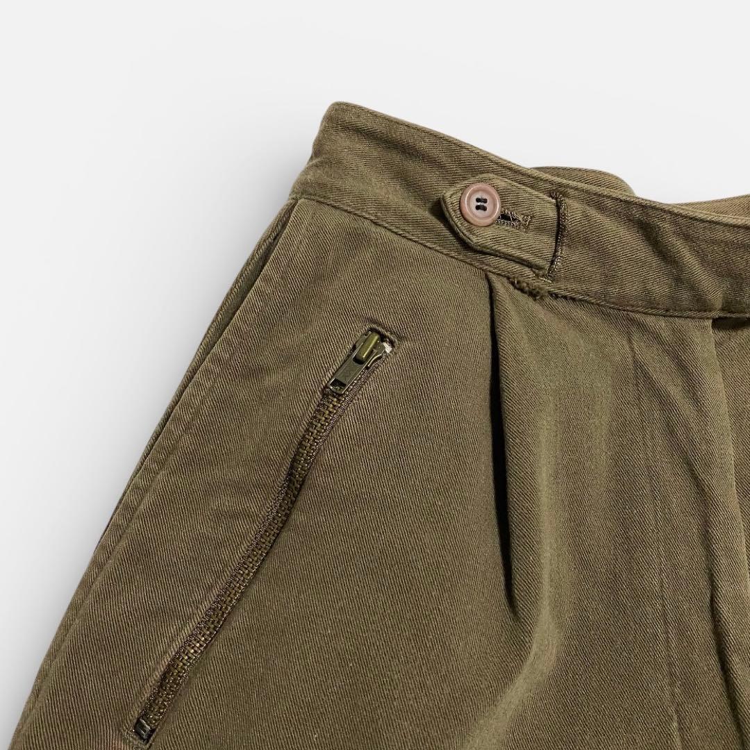 80s ISSEY MIYAKE Brush Tag Hem Strap Tapered Pants | PAY ID