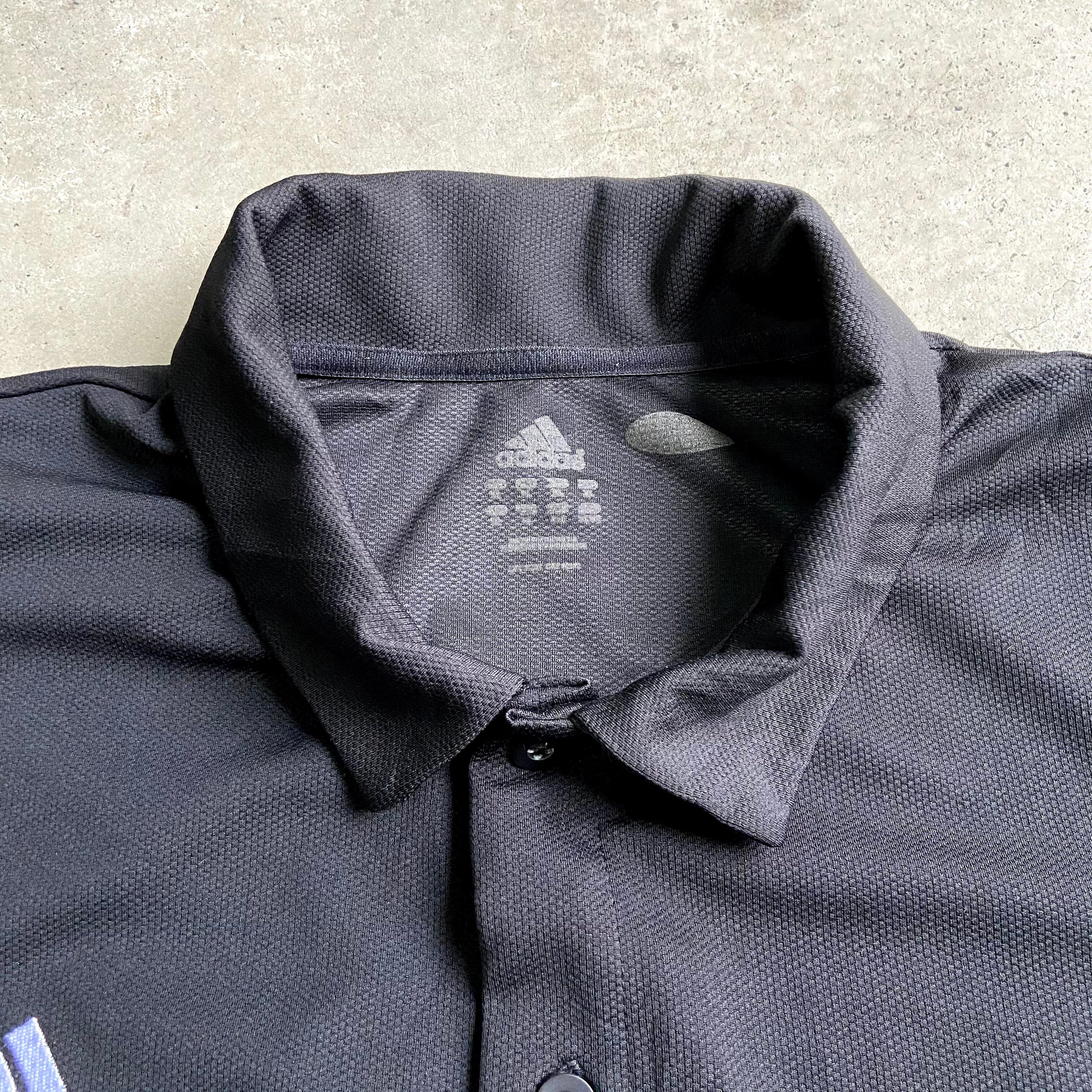  アディダス シャツ メッシュ 半袖 L ヴィンテージ adidas アディダス メッシュ切り替え ジャージ 半袖シャツ メンズXL