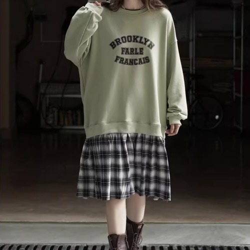 2色／フェイクツーピースワンピース ・20466