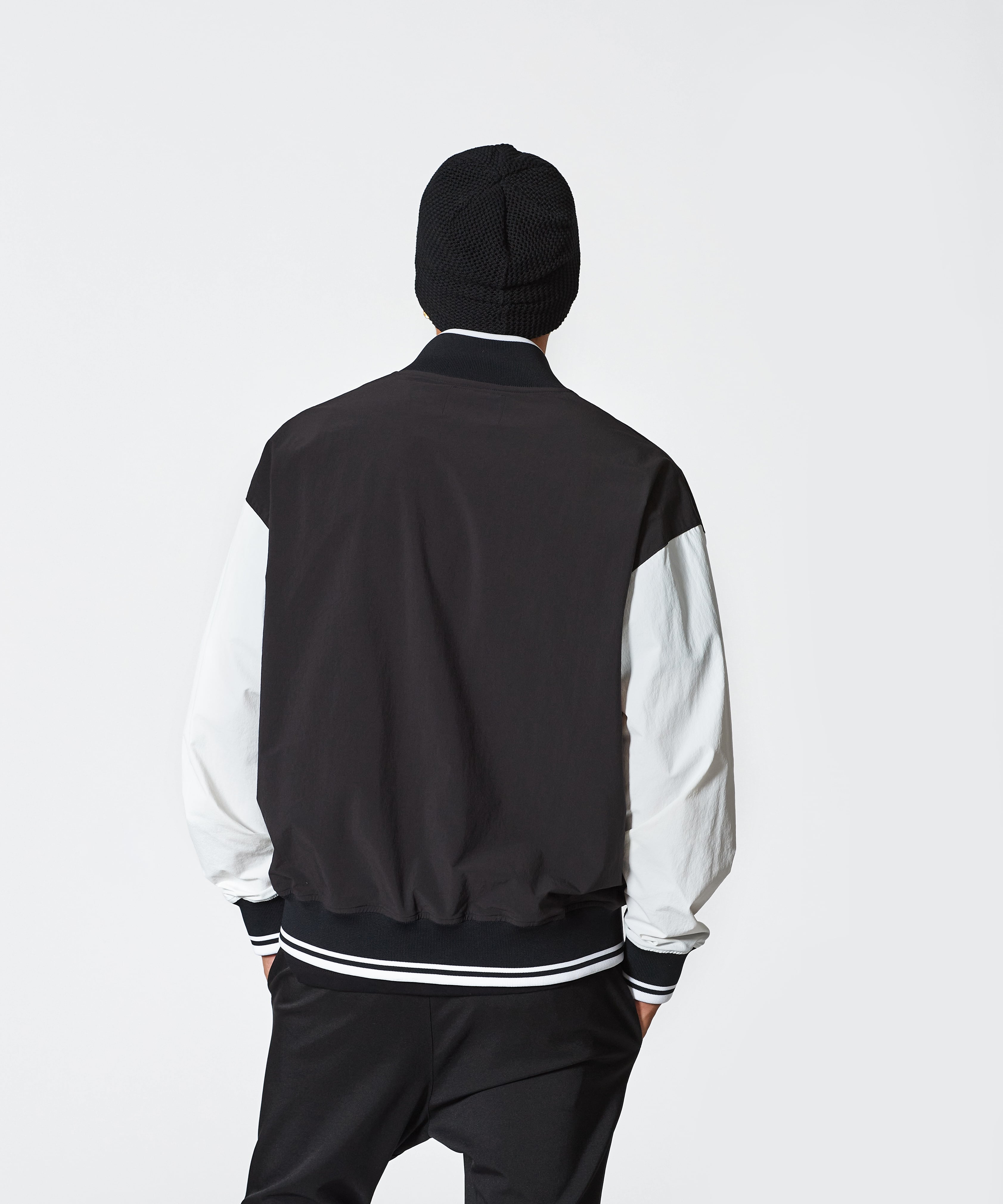 未使用級 ムータマリン ボンディング ジャケット 裏地総柄 MA-1 ブラック muta MARINE × ACANTHUS MA-1 ジャケット | ACANTHUS ONLINE STORE